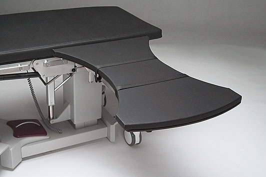 Armplank voor handchirurgie. Aanzetstuk voor aan de operatietafel.